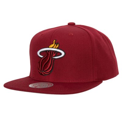 Mitchell-Ness-Team-Ground-2.0-Snapback-Miami-Heat-Red-Hat