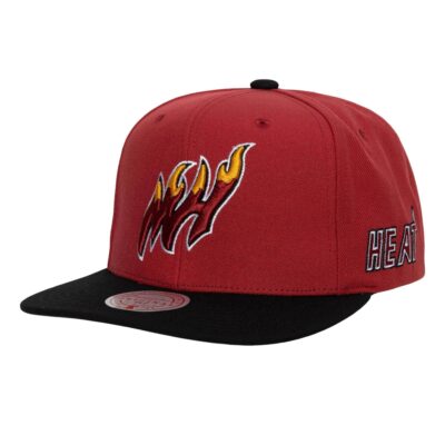 Mitchell-Ness-Team-Origins-Snapback-HWC-Miami-Heat-Hat