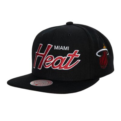 Mitchell-Ness-Team-Script-2.0-Snapback-Miami-Heat-Hat