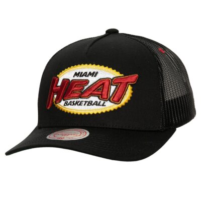 Mitchell-Ness-Team-Seal-Trucker-Snapback-HWC-Miami-Heat-Hat