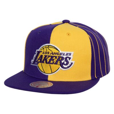 Mitchell-Ness-What-The-Pinstripe-Snapback-Los-Angeles-Lakers-Hat