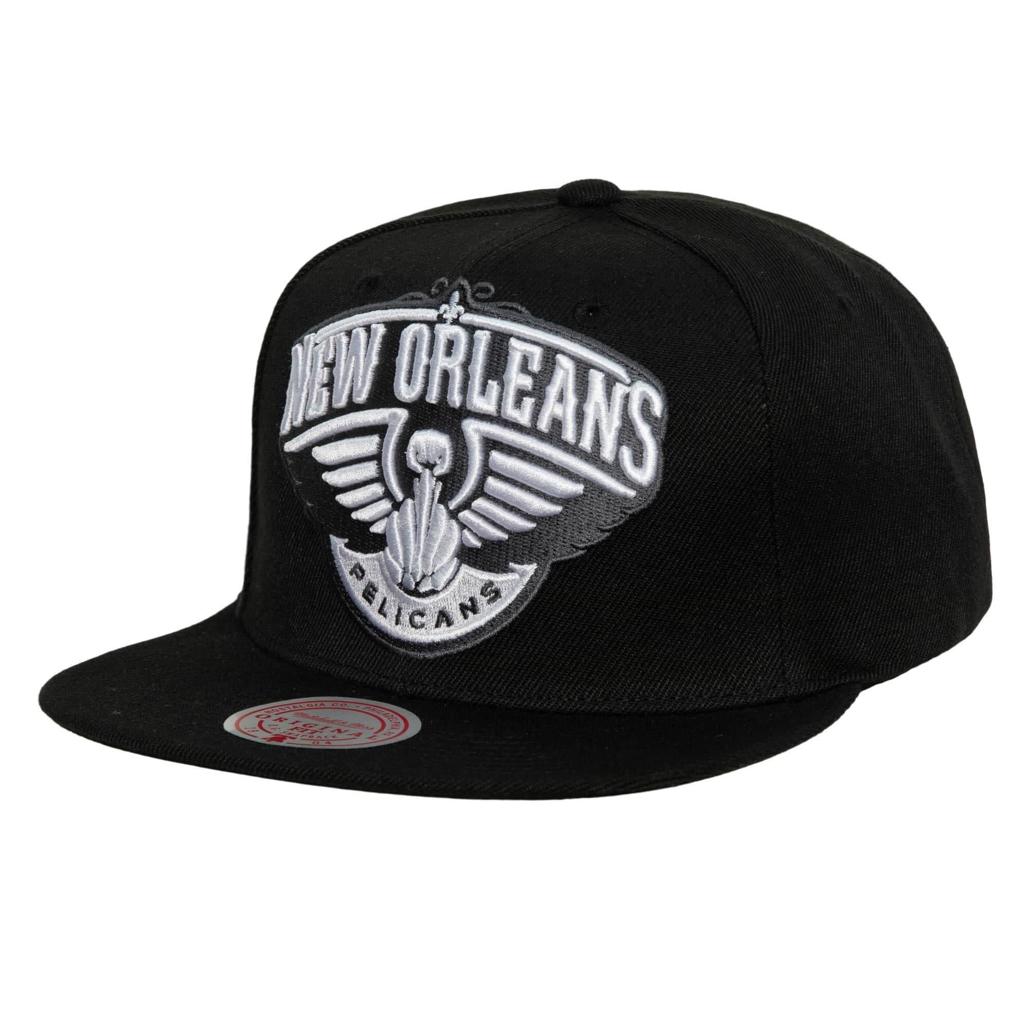 bejsbolka-mitchell-ness-xl-bwg-snapback-new-orleans-pelicans