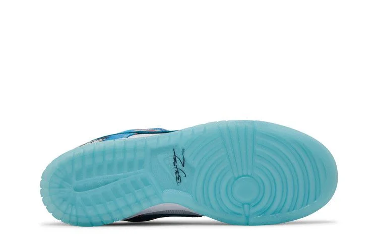Кроссовки Futura Laboratories x Nike Dunk Low SB 'Bleached Aqua'