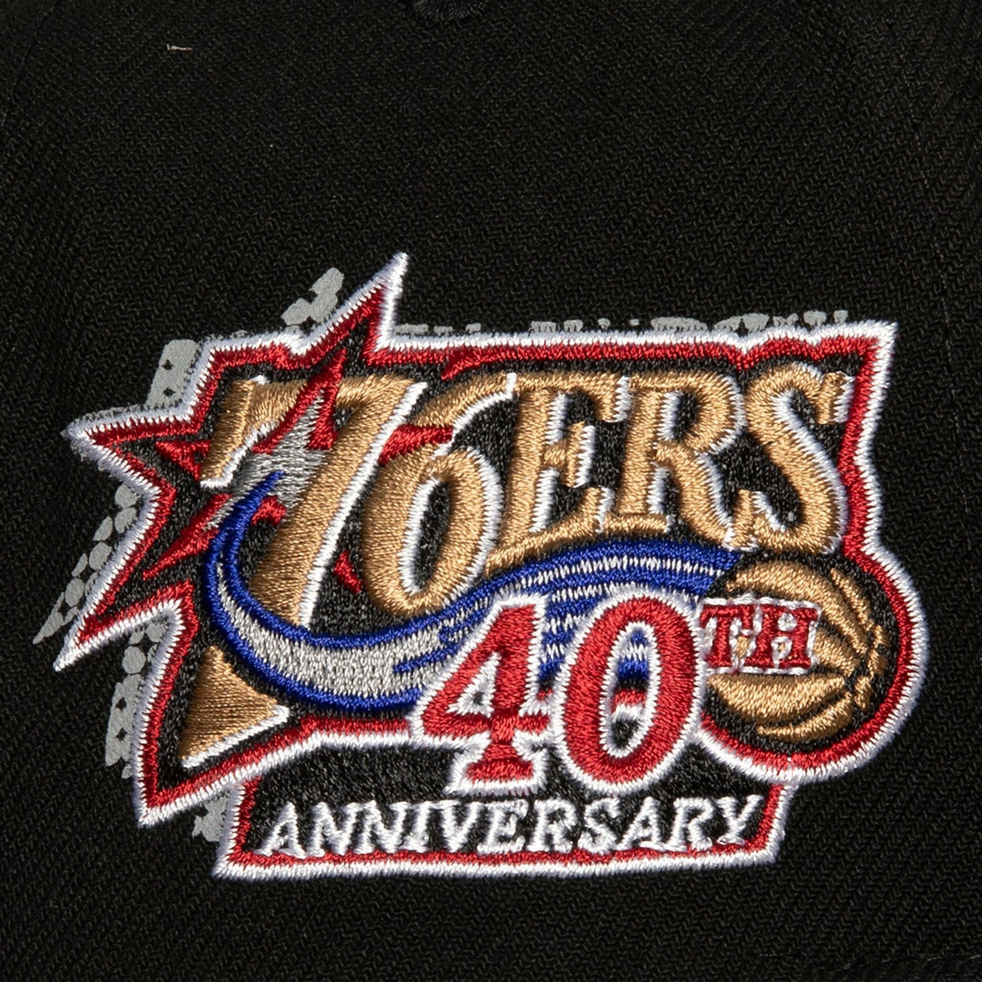 Бейсболка Mitchell & Ness Big Face 7.0 Snapback HWC Philadelphia 76ers