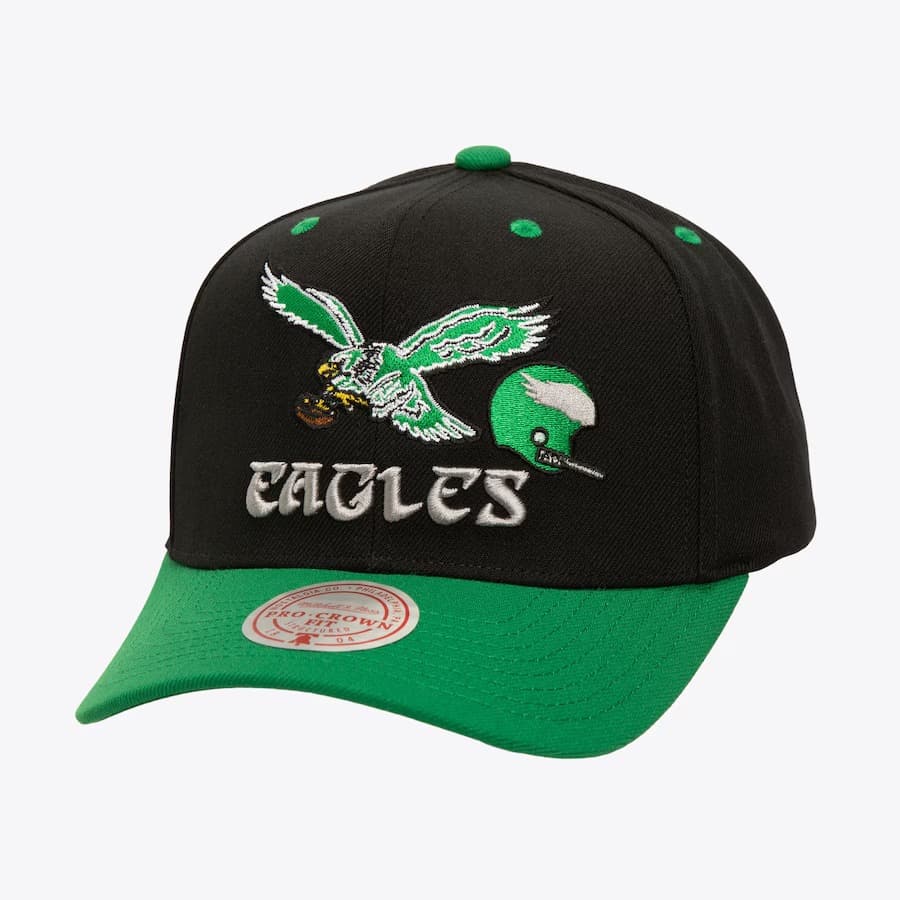 bejsbolka-mitchell-ness-black-philadelphia-eagles-all-in-2-0-pro-crown-snapback-hat