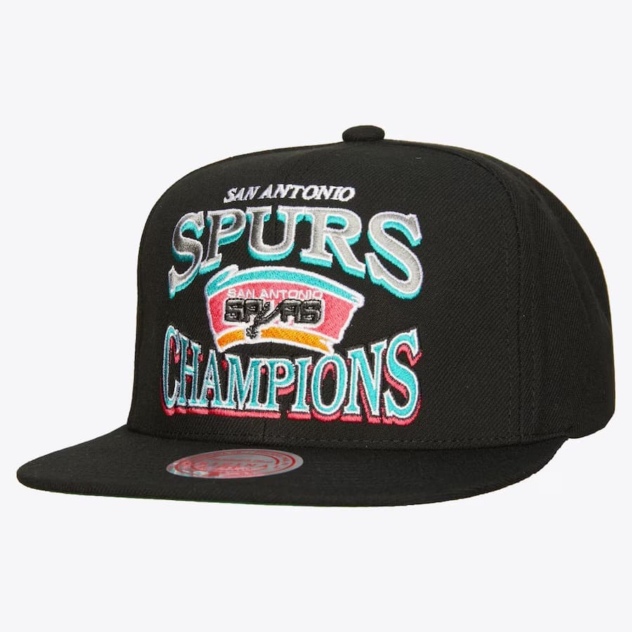 bejsbolka-mitchell-ness-black-san-antonio-spurs-hardwood-classics-champions-era-snapback-hat