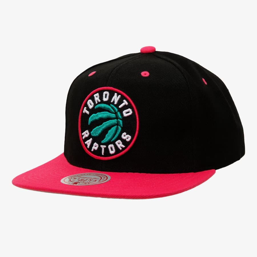 bejsbolka-mitchell-ness-black-toronto-raptors-santa-ana-2-tone-snapback-hat