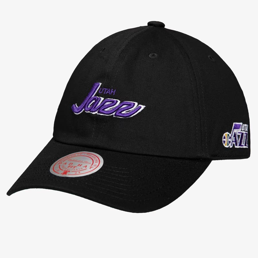 bejsbolka-mitchell-ness-black-utah-jazz-hardwood-classics-foundation-script-dad-adjustable-hat