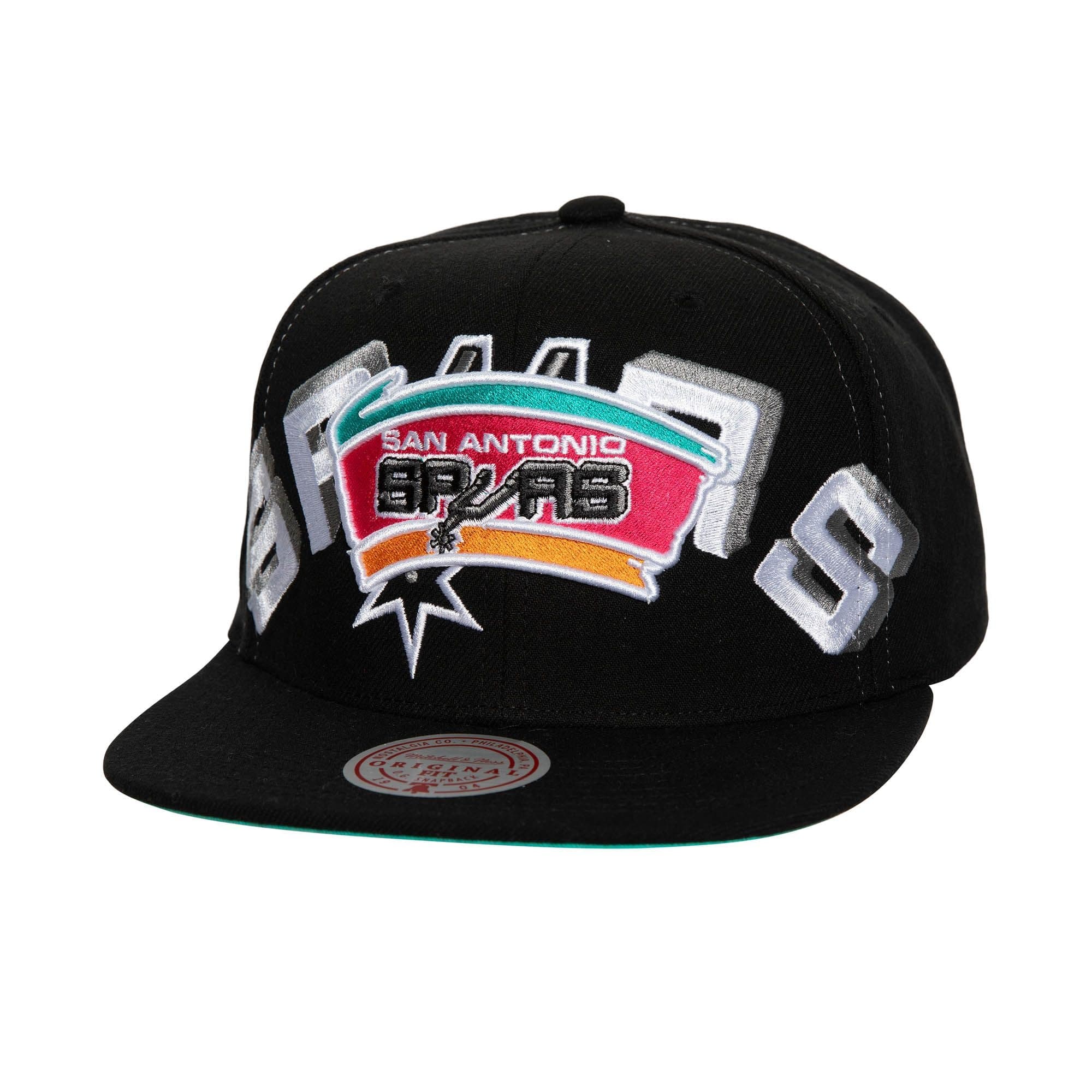 bejsbolka-mitchell-ness-full-frontal-snapback-hwc-san-antonio-spurs