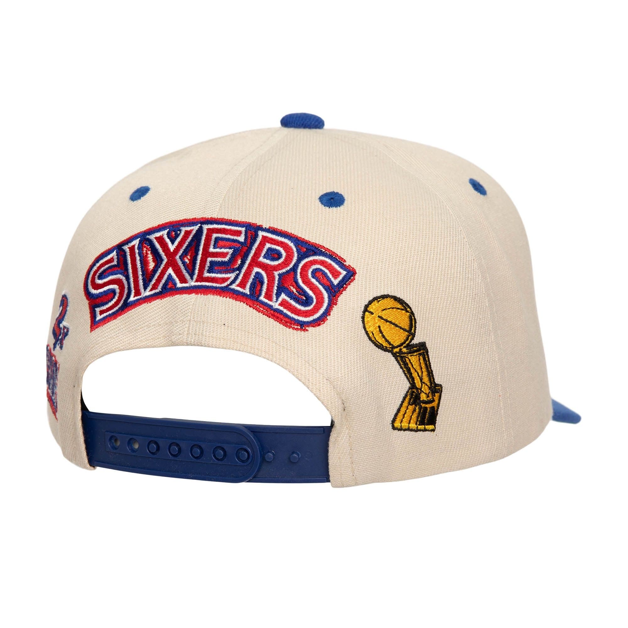 Бейсболка Mitchell & Ness Legacy Defined Pro Snapback HWC Philadelphia 76ers