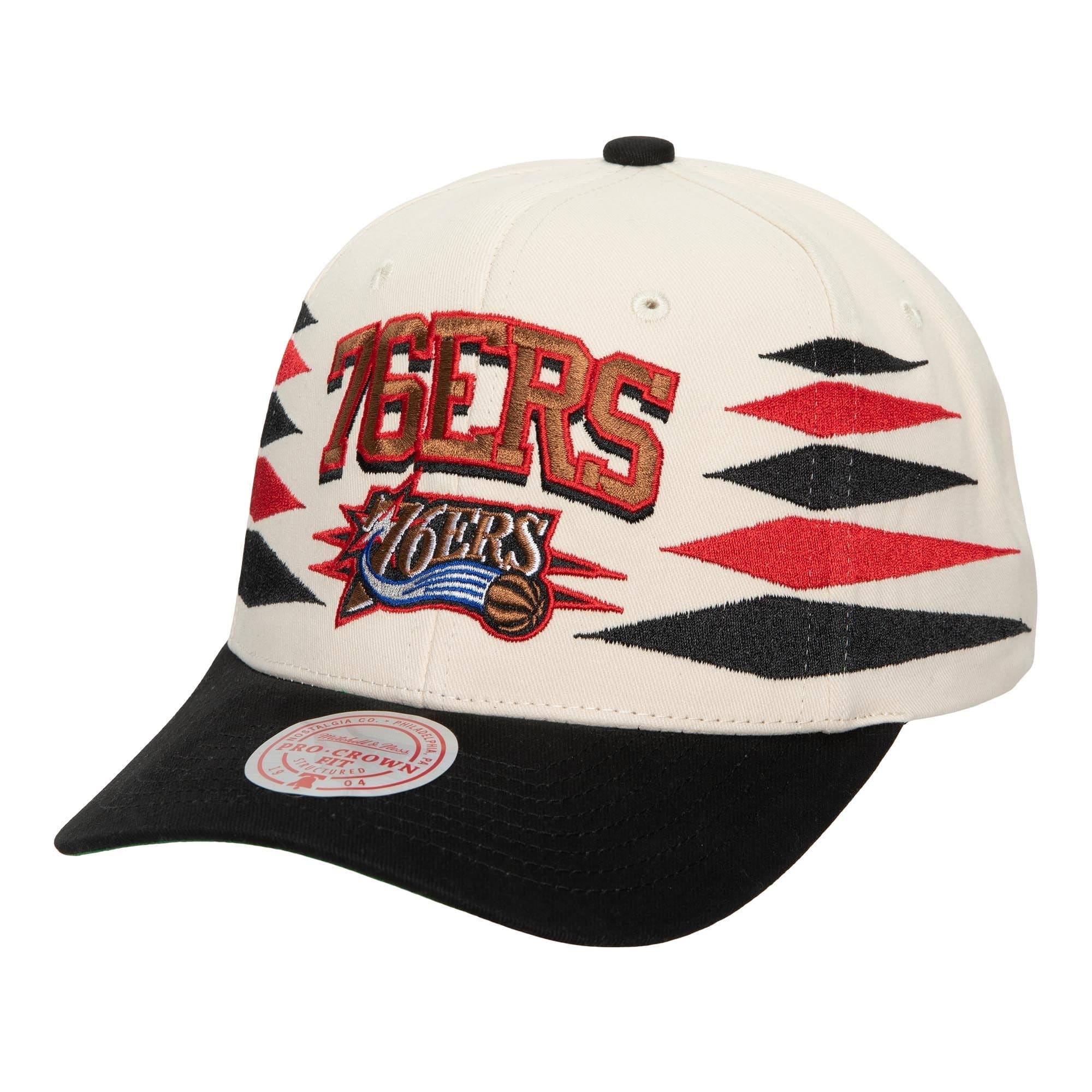 bejsbolka-mitchell-ness-off-white-diamond-pro-snapback-hwc-philadelphia-76ers