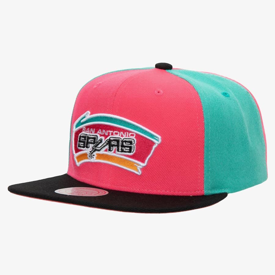 bejsbolka-mitchell-ness-pink-san-antonio-spurs-hardwood-classics-on-the-block-snapback-hat