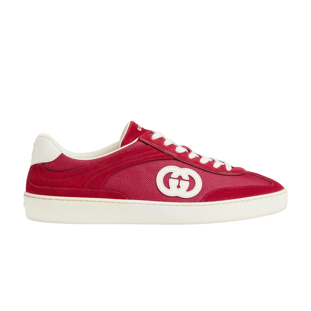 Кроссовки Gucci G74 'Interlocking G - Bordeaux Suede'