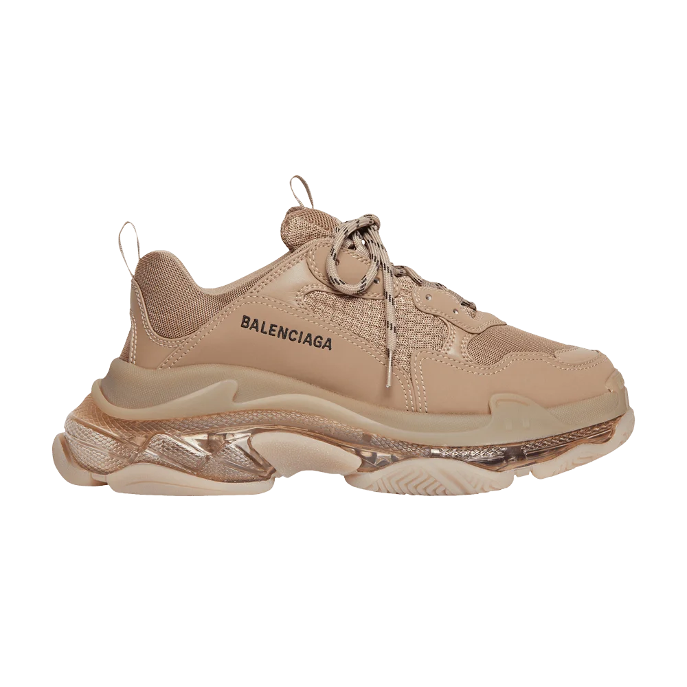 Кроссовки Balenciaga Triple S Sneaker 'Clear Sole - Light Brown'