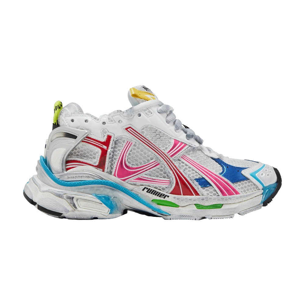 Кроссовки Balenciaga Wmns Runner Sneaker 'Worn-Out - White Multi-Color'