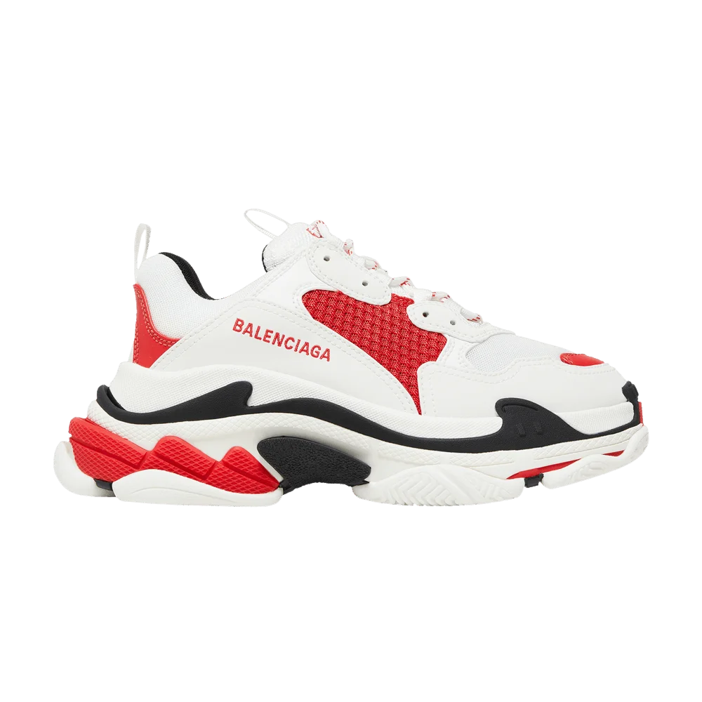 Кроссовки Balenciaga Wmns Triple S Sneaker 'White Red Black'