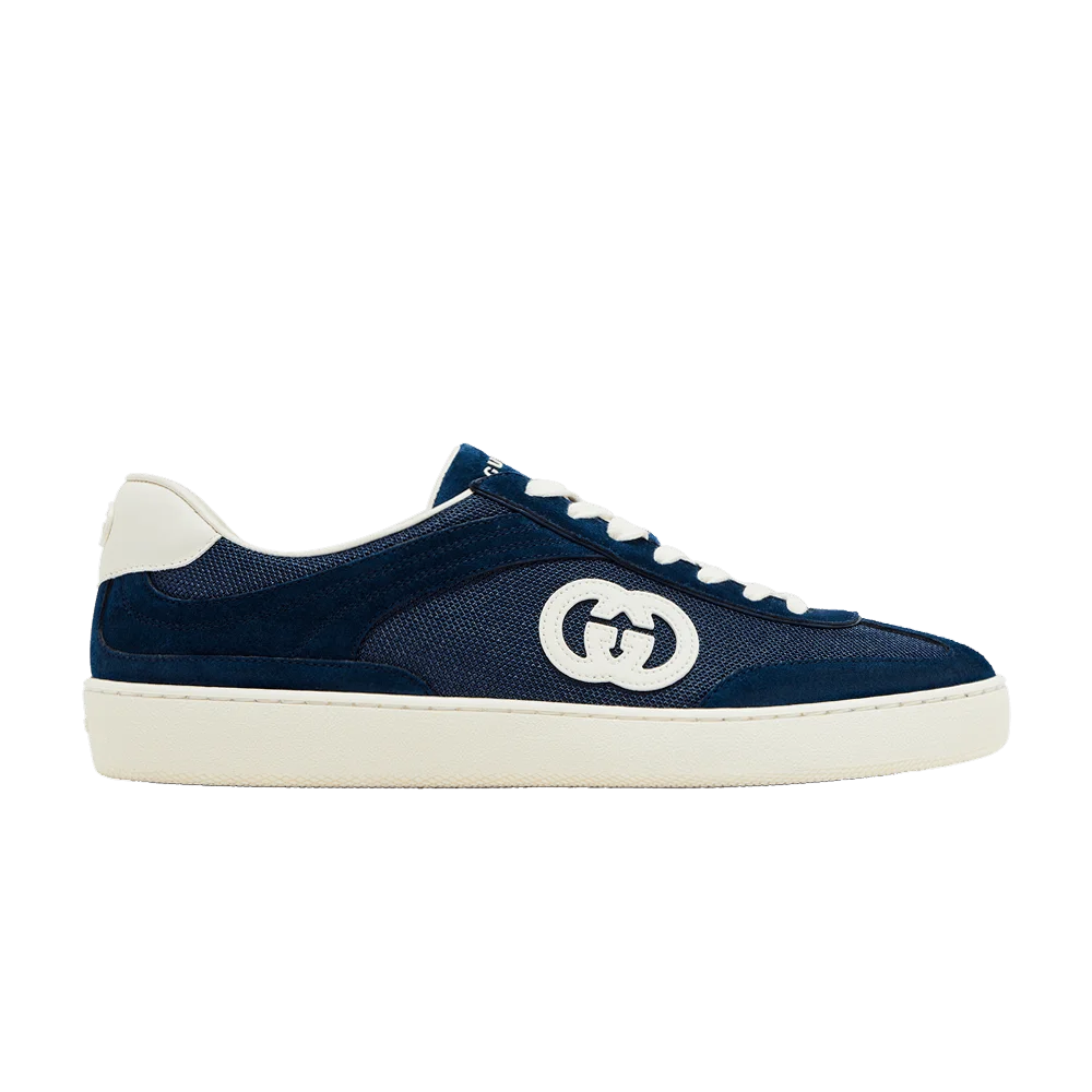 Кроссовки Gucci G74 'Interlocking G - Blue Suede'