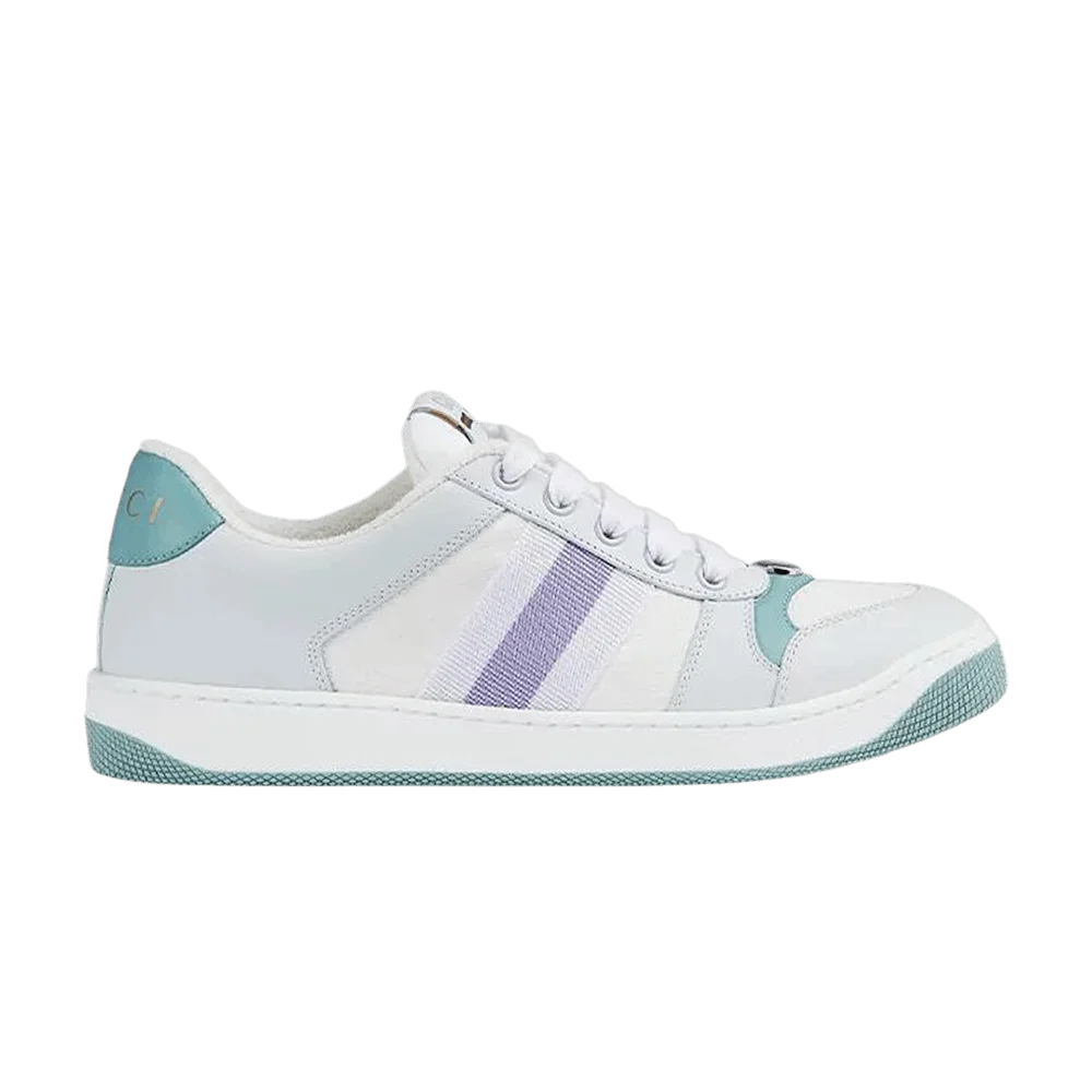 Кроссовки Gucci Wmns Screener 'Light Blue Lilac'