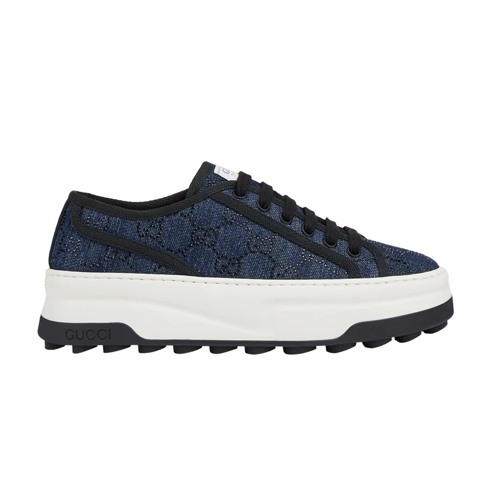 Кроссовки Gucci Wmns Tennis 1977 Low 'Denim Crystals'