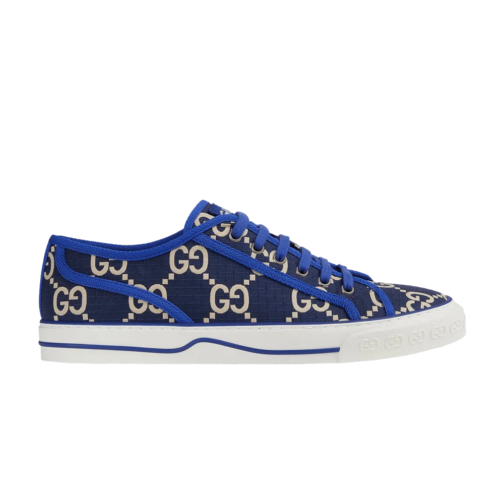 Кроссовки Gucci Tennis 1977 Low 'GG Monogram - Blue'