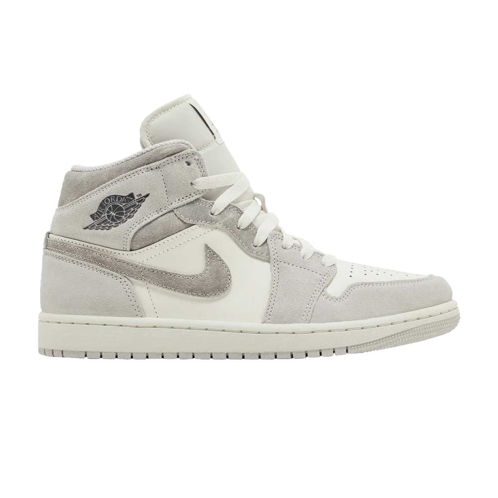 Кроссовки Air Jordan 1 Mid SE 'Neutral Grey Sail'