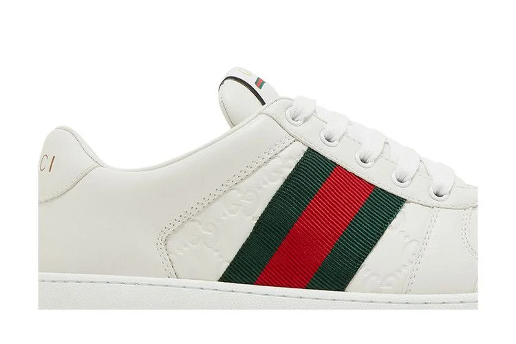 Кроссовки Gucci Screener Sneaker 'GG Embossed - White'