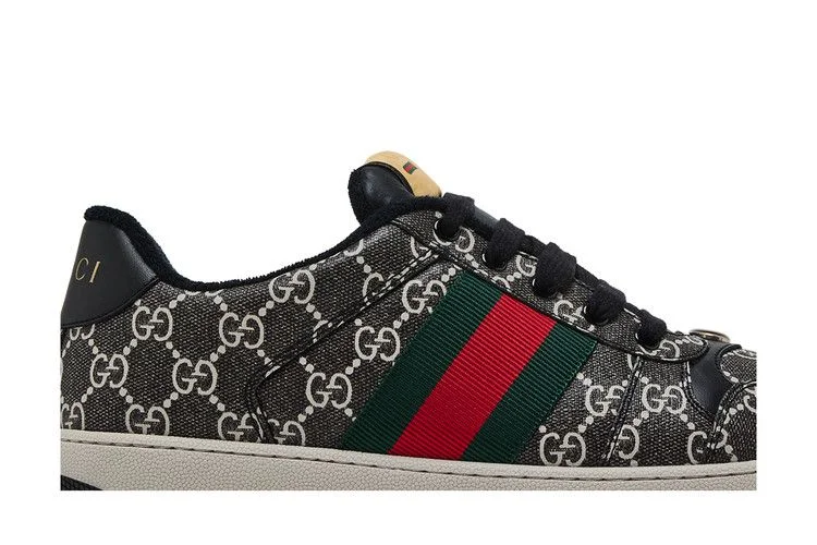Кроссовки Gucci Screener 'GG Supreme - Black Grey'