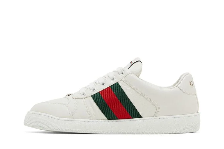 Кроссовки Gucci Screener Sneaker 'GG Embossed - White'