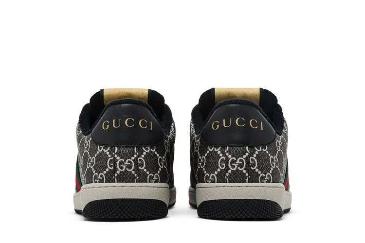 Кроссовки Gucci Screener 'GG Supreme - Black Grey'