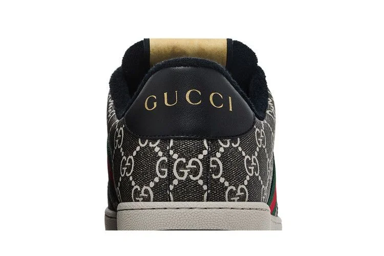 Кроссовки Gucci Screener 'GG Supreme - Black Grey'