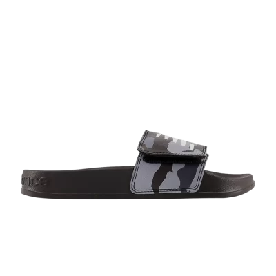 New Balance 200 Adjustable Slide Big Kid 'Black Camo'