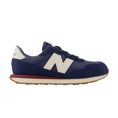 New Balance 237 Bungee Lace Little Kid Wide 'Navy Turtledove'