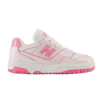 New Balance 550 Little Kid 'Patent Leather Pack - Shell Pink'