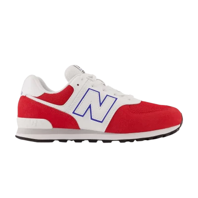 New Balance 574 Big Kid 'Team Red White'