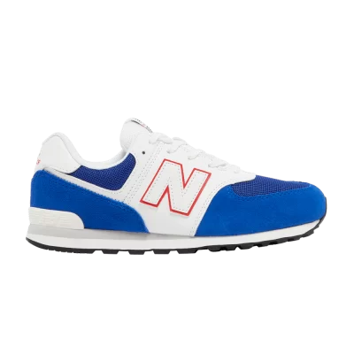 New Balance 574 Big Kid 'Team Royal White'