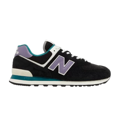 New Balance 574 'Black Purple Teal'