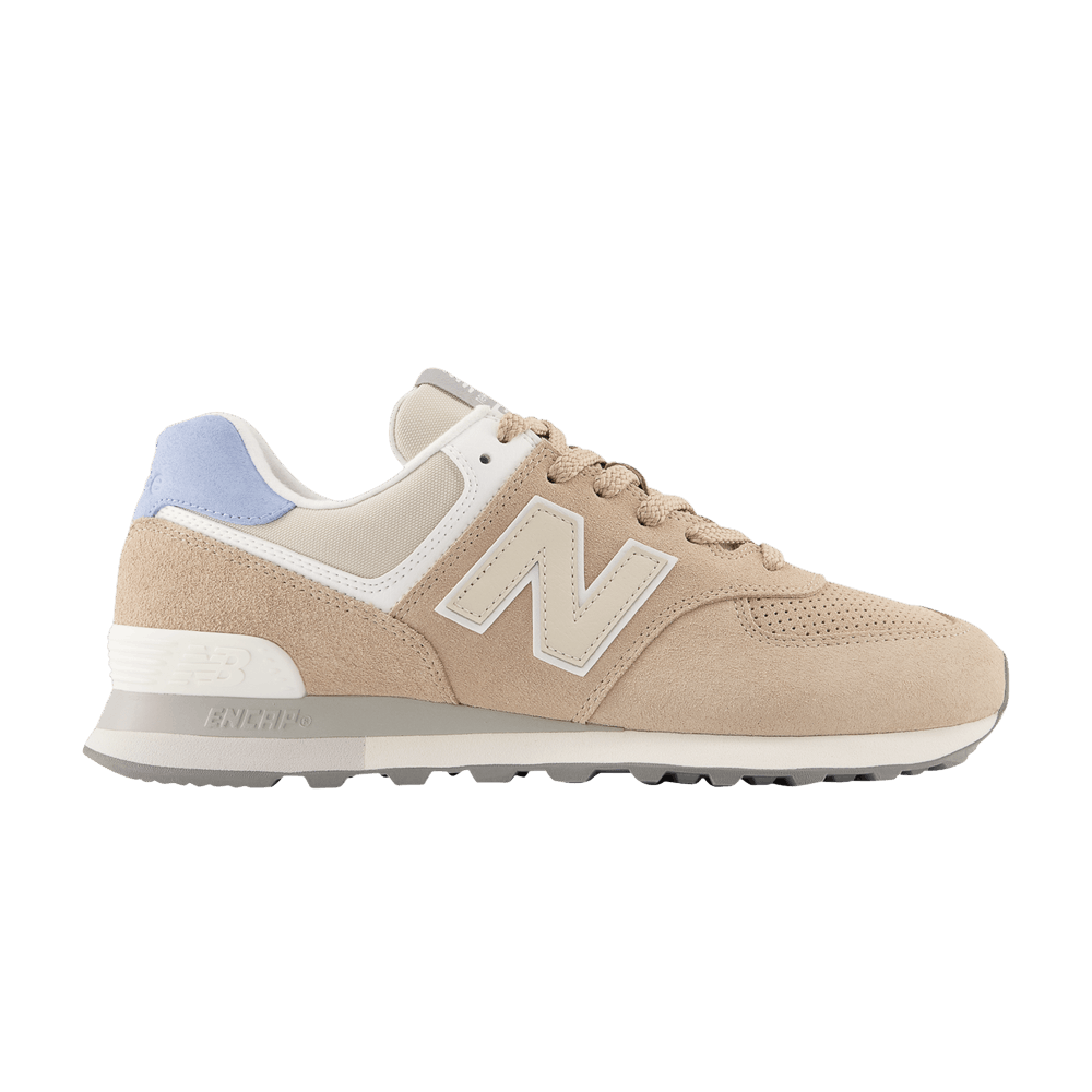 New balance 574 blue brown online