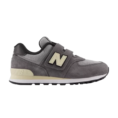 New Balance 574 Hook & Loop Little Kid Wide 'Grey Day 2024 - Magnet'