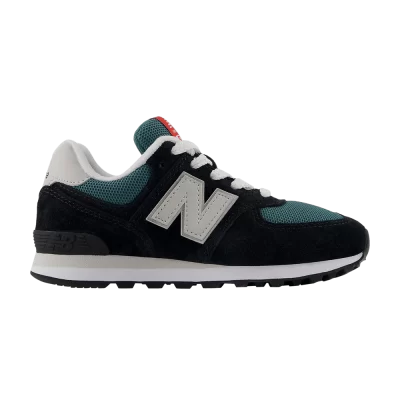 New Balance 574 Little Kid 'Black New Spruce'