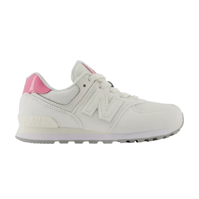 New Balance 574 Little Kid 'Sea Salt Real Pink'