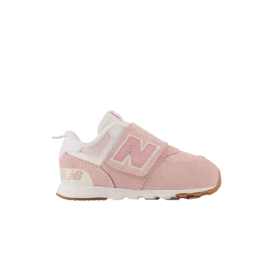 New Balance 574 New-B Hook & Loop Toddler X-Wide 'NB Athletics - Crystal Pink'