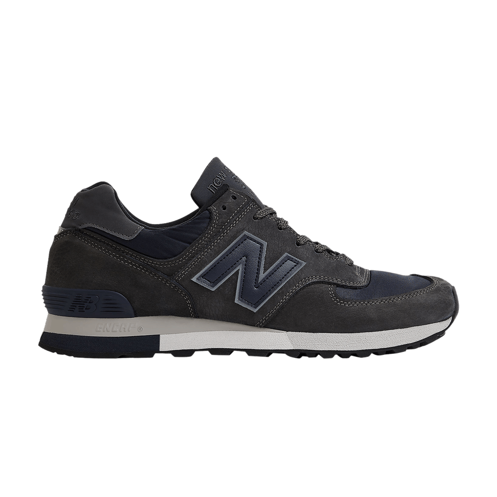 New balance 576 pelle grigio on sale