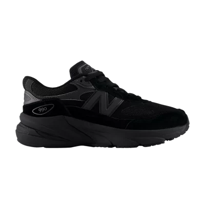 New Balance 990v6 Big Kid 'Black Metallic'