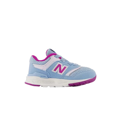 New Balance 997H Bungee Lace Toddler Wide 'Blue Purple Punch'