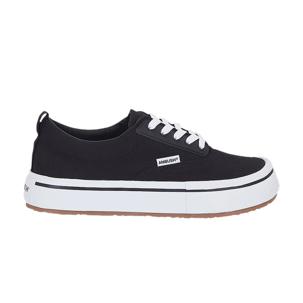 AMBUSH Vulcanized Lace Up Canvas 'Black'