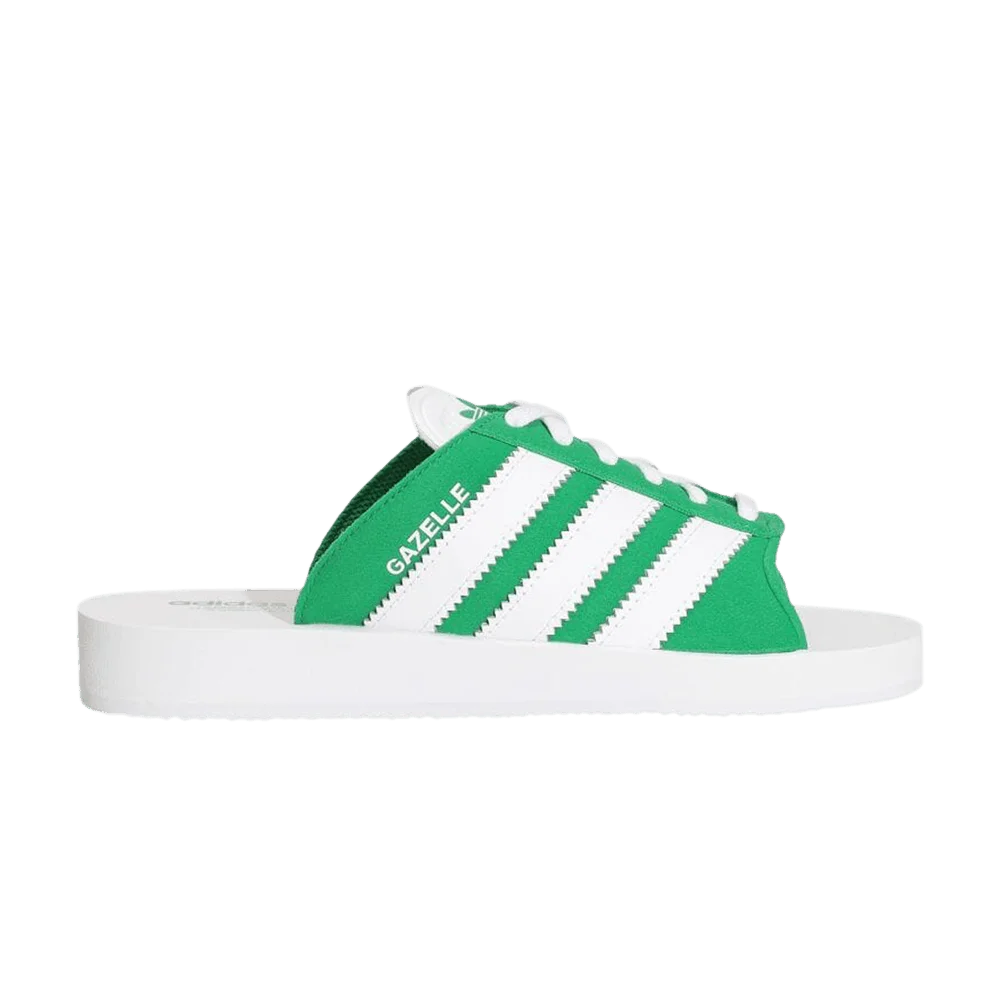 Adidas Gazelle Beach Slides 'Green'