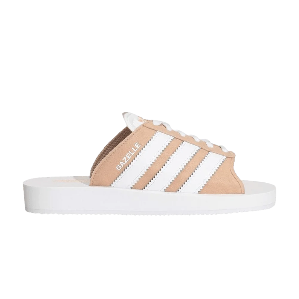 Adidas Gazelle Beach Slides 'Magic Beige'