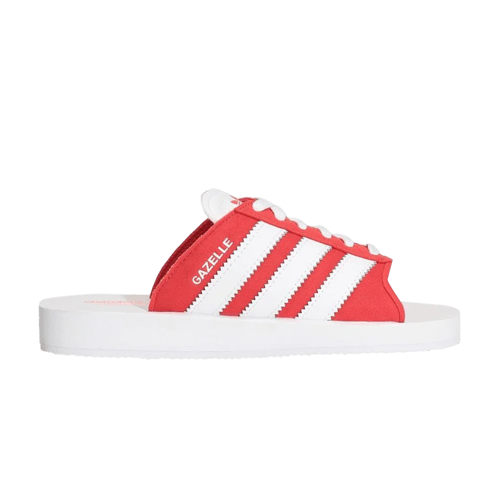 Adidas Gazelle Beach Slides 'Red'
