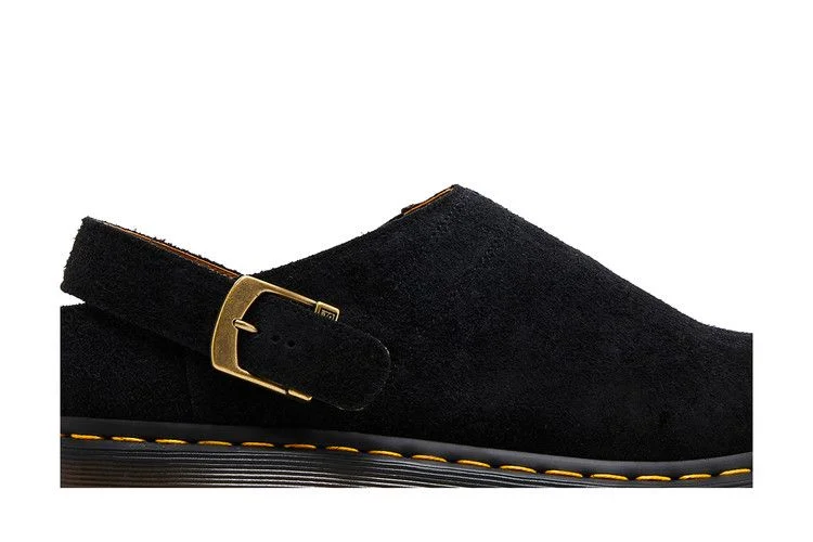 Dr. Martens Isham Desert Oasis Suede Mule 'Black'