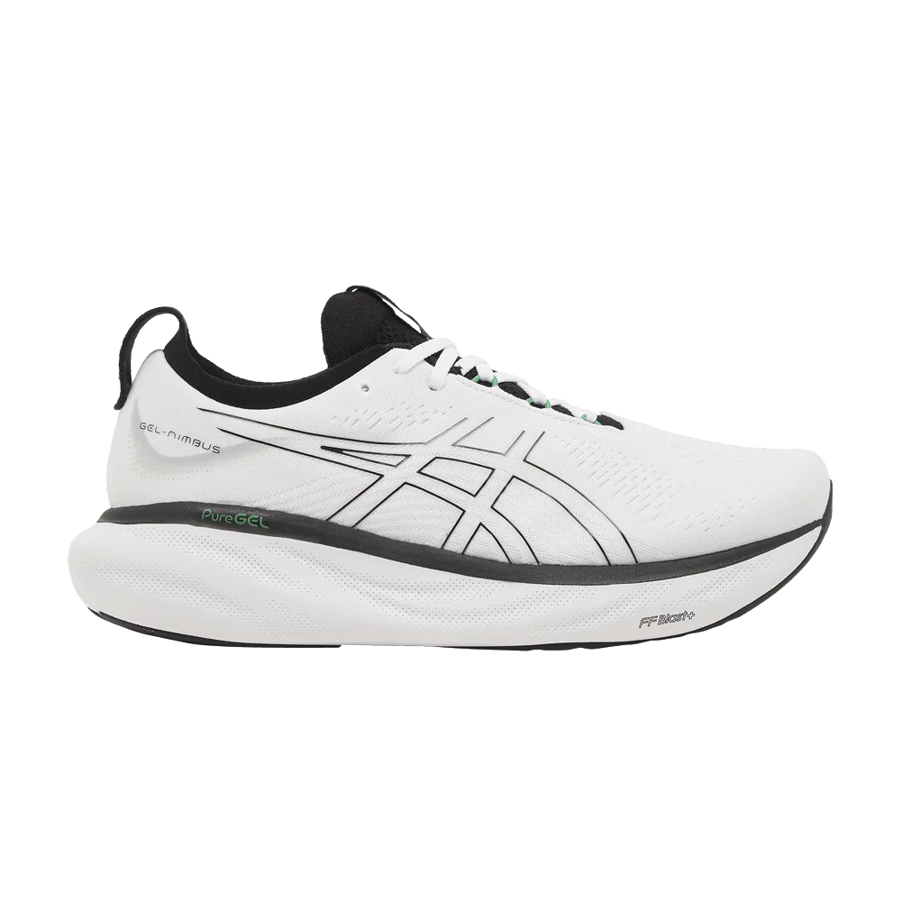 Кроссовки ASICS Gel Nimbus 25 'White Black Green'